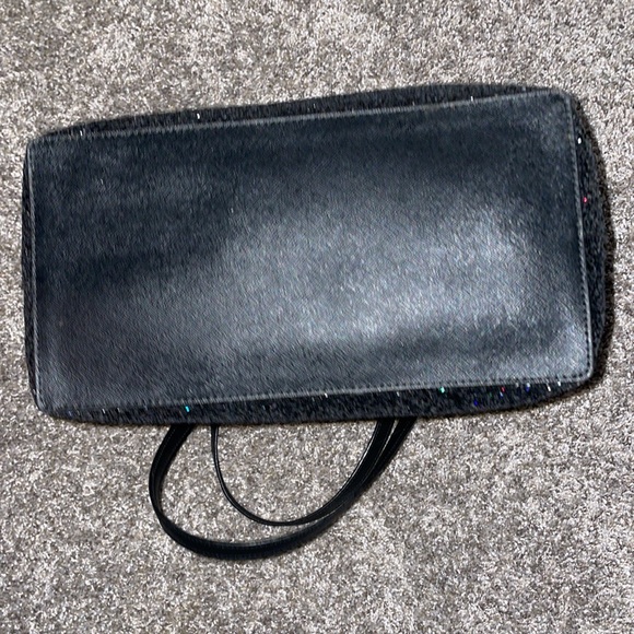 Kate Spade Black Greta Court Glitter Shoulder Tote Bag - Picture 6 of 10